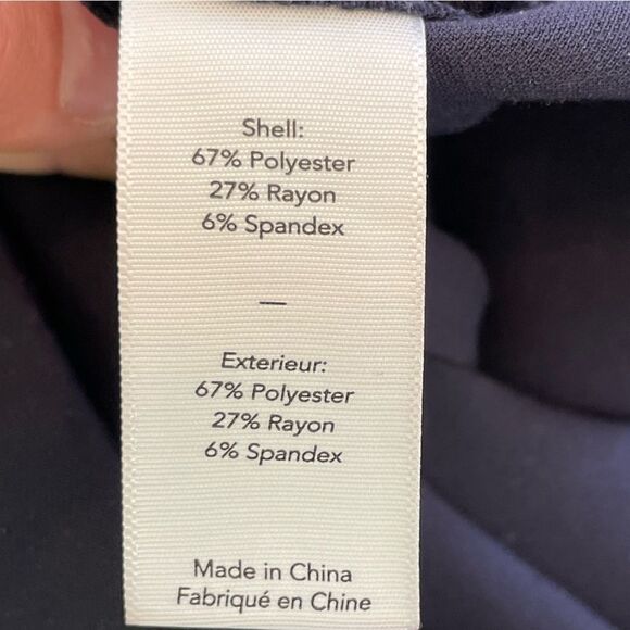 EUC Likely navy blue strapless midi dress Sz. 2 - Picture 4 of 5